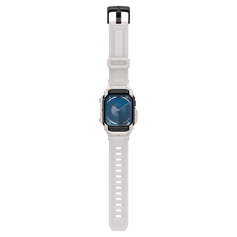 Spigen Rugged Armor Pro - Band with Case for Apple Watch 10 46 mm (Dune Beige) 8