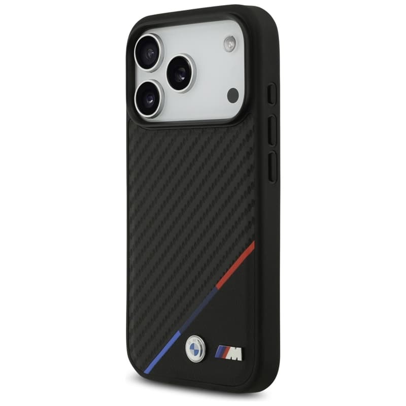 BMW M Carbon Tricolor Line MagSafe - Case iPhone 17 Pro (black) 2