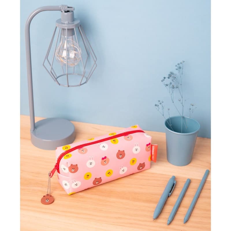 LINE FRIENDS - Pencil case / Cosmetic bag made of ecological leather 2