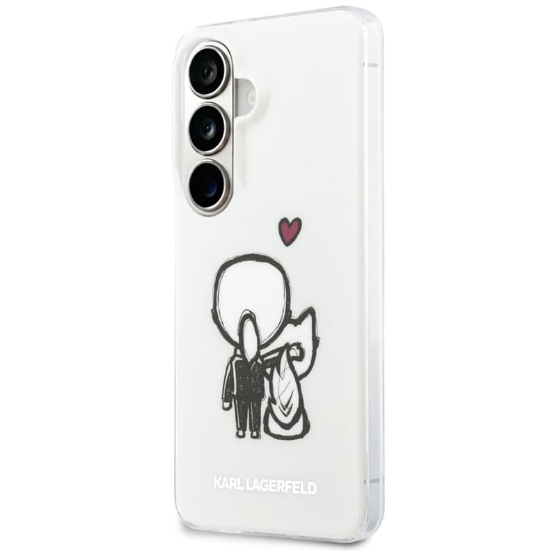 Karl Lagerfeld IML Karl & Choupette MagSafe - Samsung Galaxy S26 Case (Clear) 2