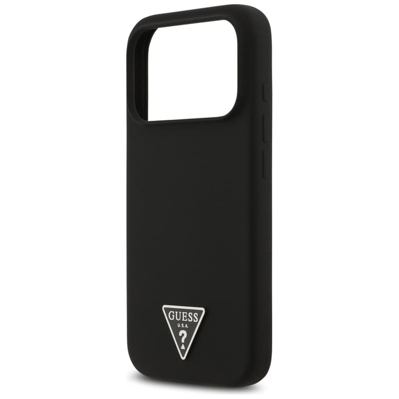 Guess Silicone Triangle Logo MagSafe - Case iPhone 17 Pro Max (black) 6