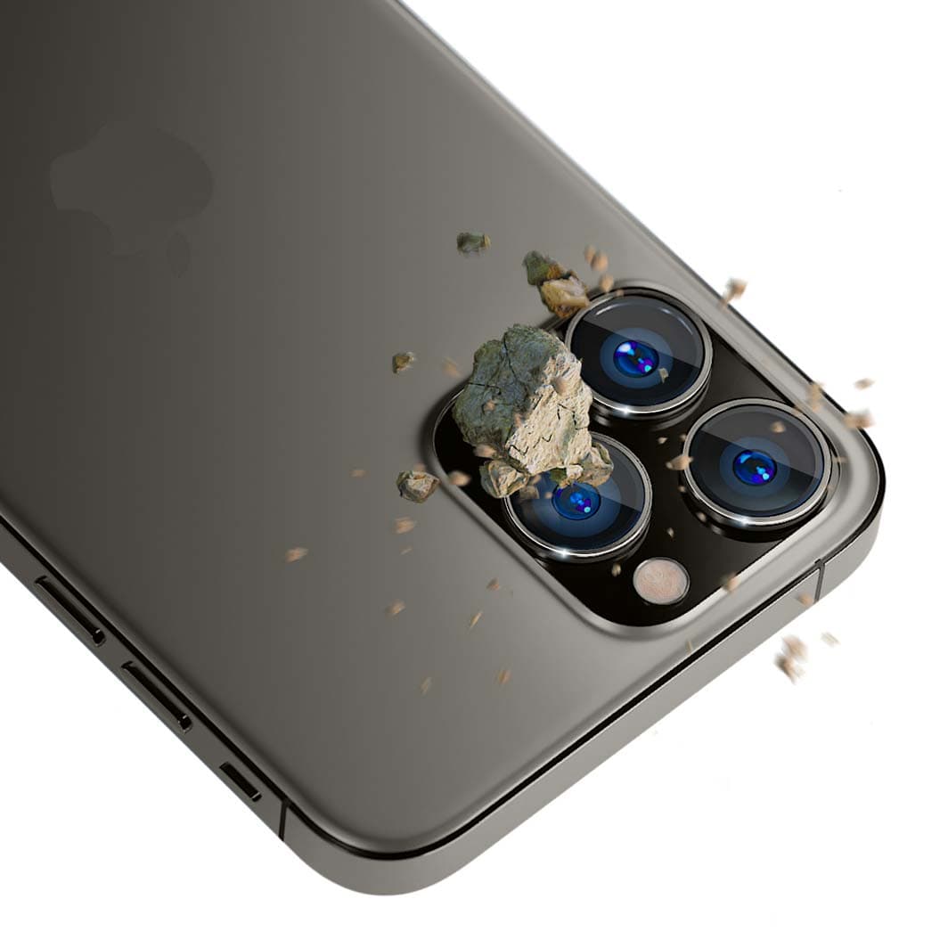 3mk Lens Protection Pro - Camera lens glass for iPhone 14 Pro / 14 Pro Max (Graphite) 3