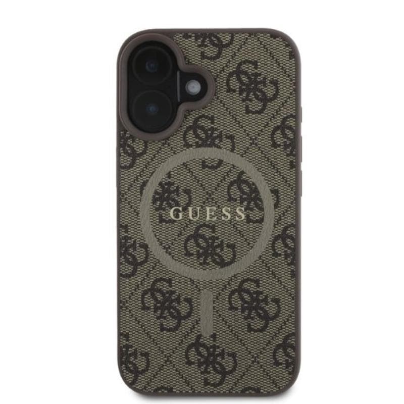 Guess 4G Ring Classic Logo MagSafe - Case iPhone 16 (brown) 3