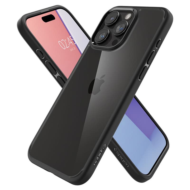 Spigen Ultra Hybrid - Case for iPhone 15 Pro Max (Matte Black) 7