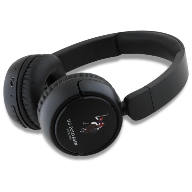 US Polo Assn DH Color Logo - Wireless Over-Ear Bluetooth Headphones V5.3 (black) 2