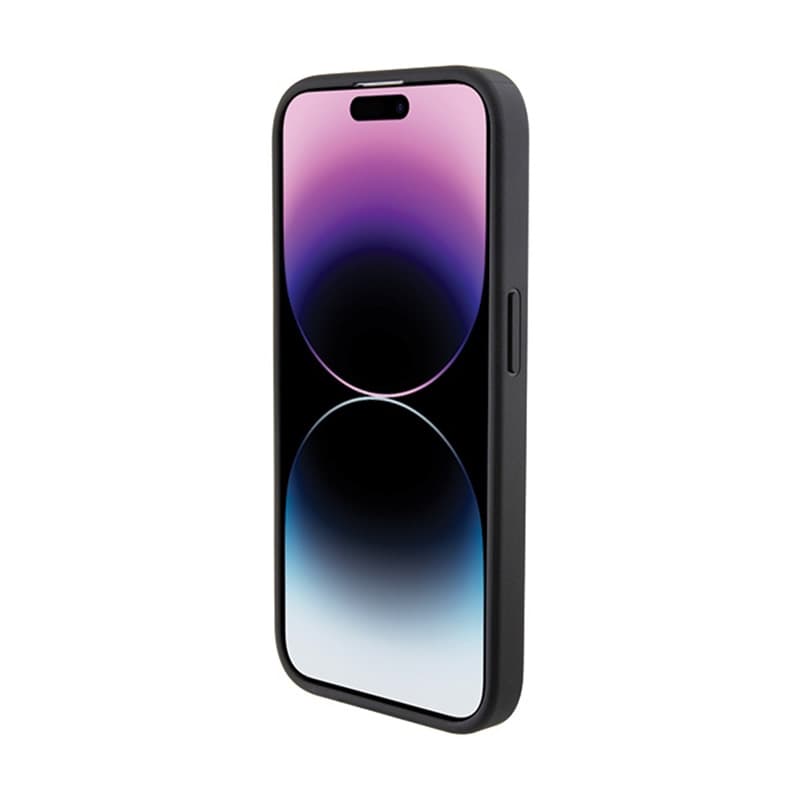 BMW Grip Stand Smooth & Perforated - Case for iPhone 15 Pro (Black) 6