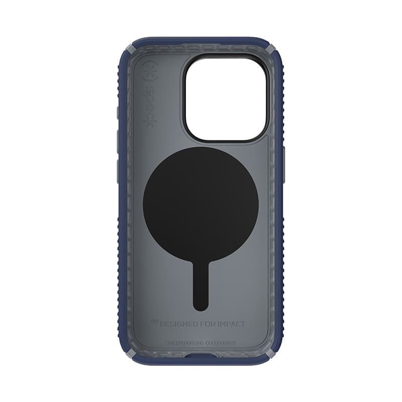 Speck Presidio2 Grip Magsafe - iPhone 15 Pro Case (Coastal Blue / Dust Gray / White) 5