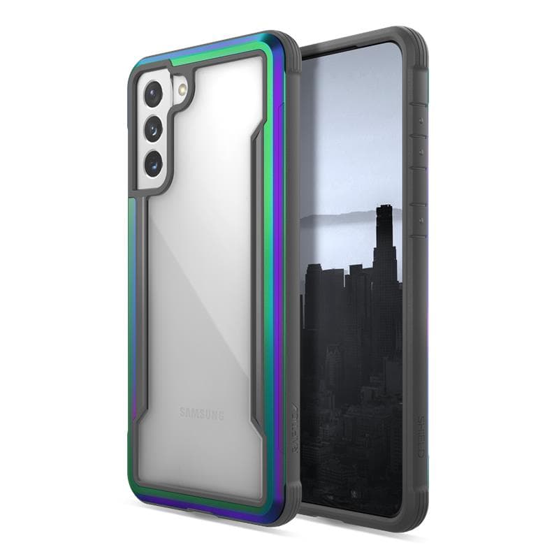 X-Doria Raptic Shield - Aluminum case for Samsung Galaxy S21 + (Antimicrobial protection) (Iridescent) 4