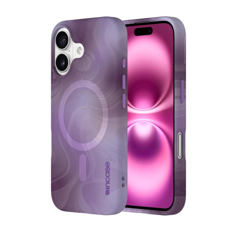 Incase Halo Case MagSafe - Case iPhone 16 (Oil Slick Lilac) 1