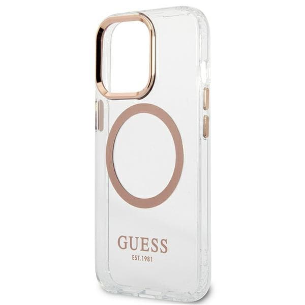 Guess Metal Outline MagSafe - Case for iPhone 13 Pro Max (Clear) 6