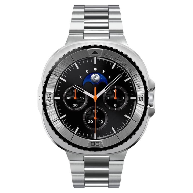 Spigen Bezel Tune Pro Pilot - Case / Protective Ring for Samsung Galaxy Watch 8 Classic 46 mm (Silver) 5