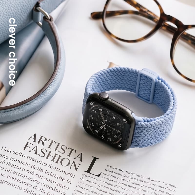 Crong Wave Band - Braided strap for Apple Watch 38/40/41/42 mm (sky blue) 3
