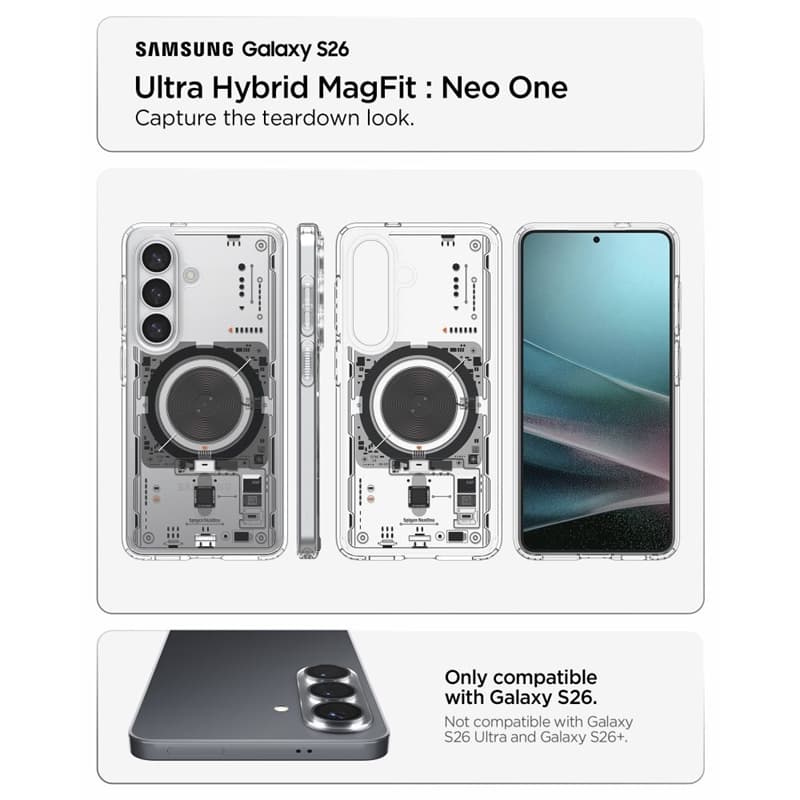 Spigen Ultra Hybrid Mag MagSafe - Case for Samsung Galaxy S26 (Neo One) 7