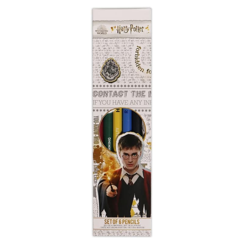Harry Potter - House Pride Pencil Box Set of 6 2