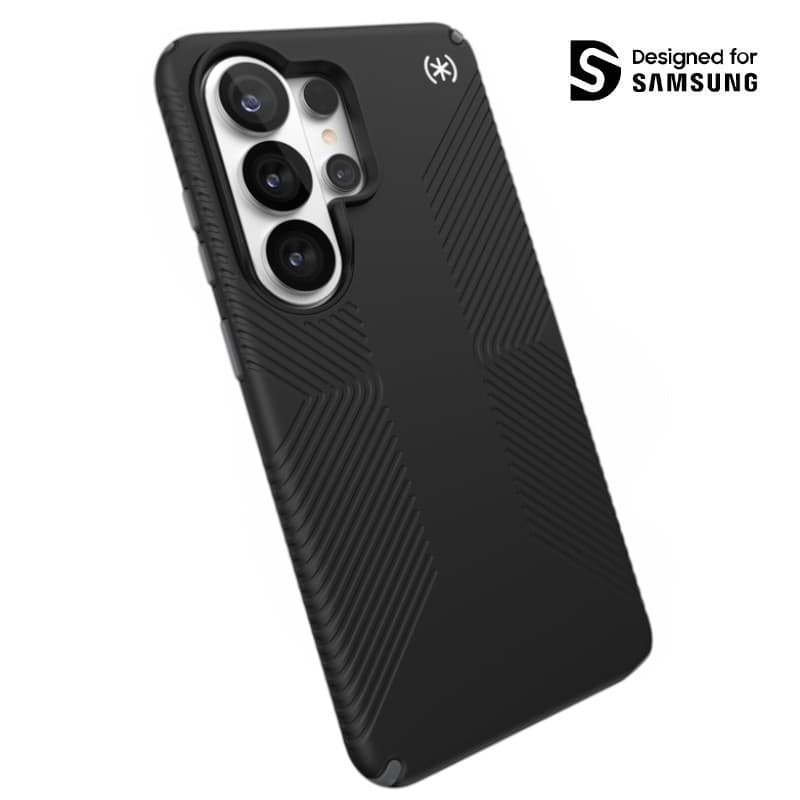 Speck Presidio2 Grip Magnet - Samsung Galaxy S26 Ultra MagSafe Case (Black/Slate Gray/White)