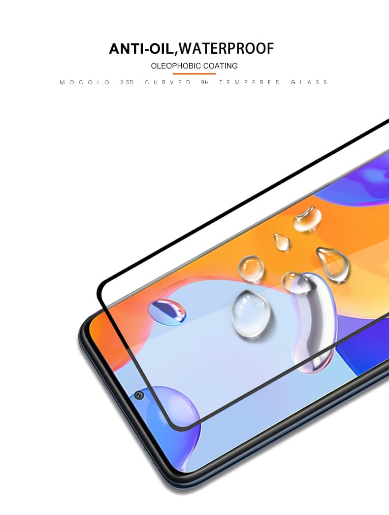 Mocolo 2.5D Full Glue Glass - Protective Glass for Xiaomi Redmi Note 11 Pro / Note 11 Pro Plus  8