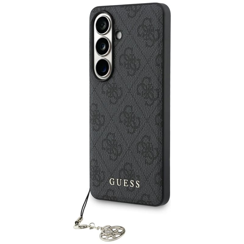 Guess 4G Classic Logo Charm MagSafe - Samsung Galaxy S26 Case (Black) 2