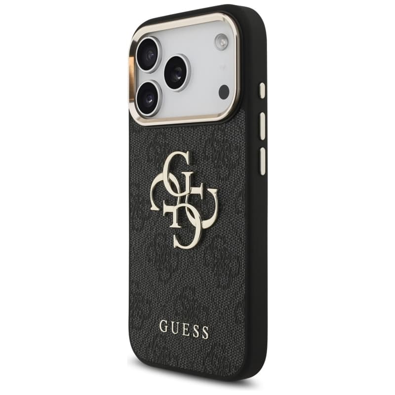 Guess 4G Big 4G Classic Logo - Case iPhone 17 Pro (Black / Gold) 2