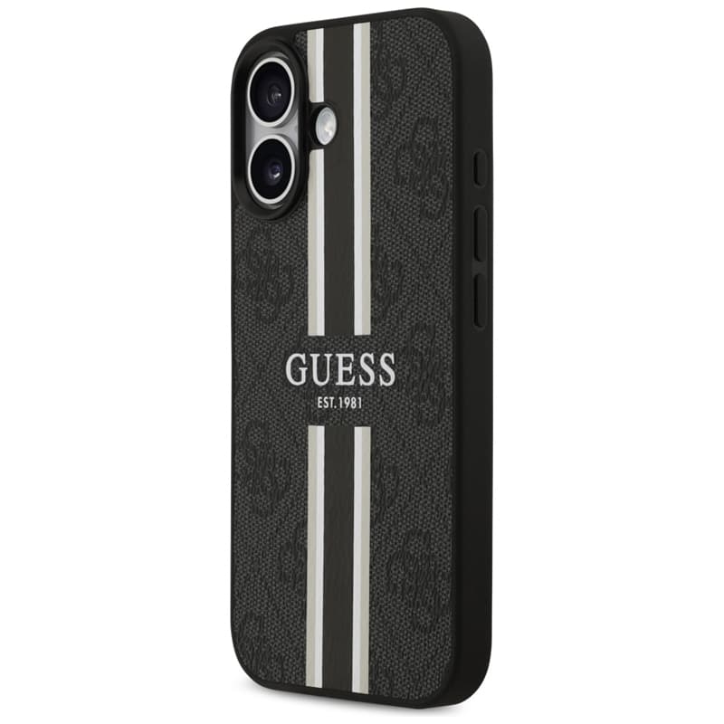 Guess 4G Printed Stripes MagSafe - Case iPhone 17 (black) 2