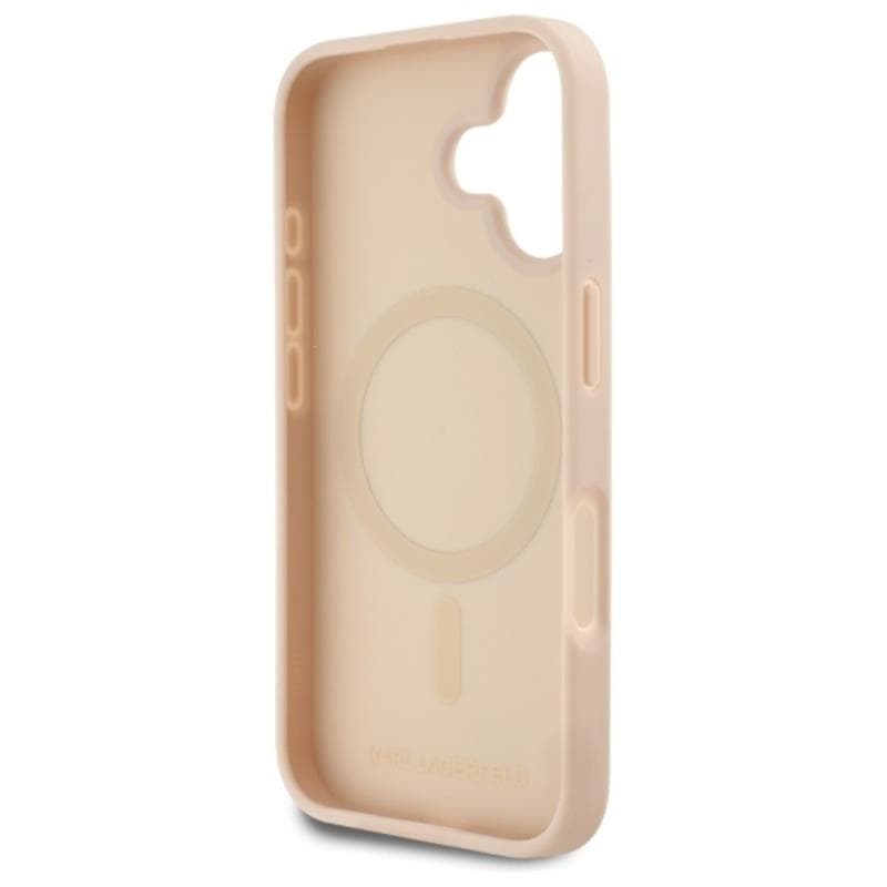 Karl Lagerfeld Hot Stamp MagSafe - Case for iPhone 16 (pink) 7
