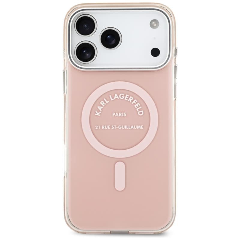 Karl Lagerfeld IML Karl RSG Logo MagSafe - Case for iPhone 17 Pro Max (pink) 3