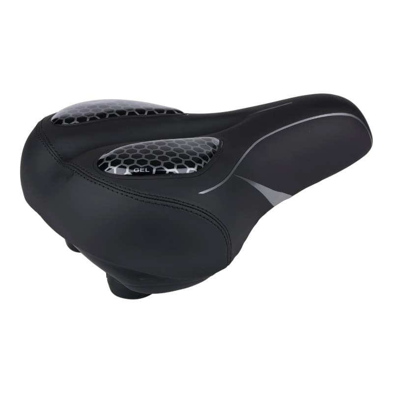 Dunlop - Gel bicycle saddle, ergonomic, wide, tourist/city, 21x27x11 cm 4