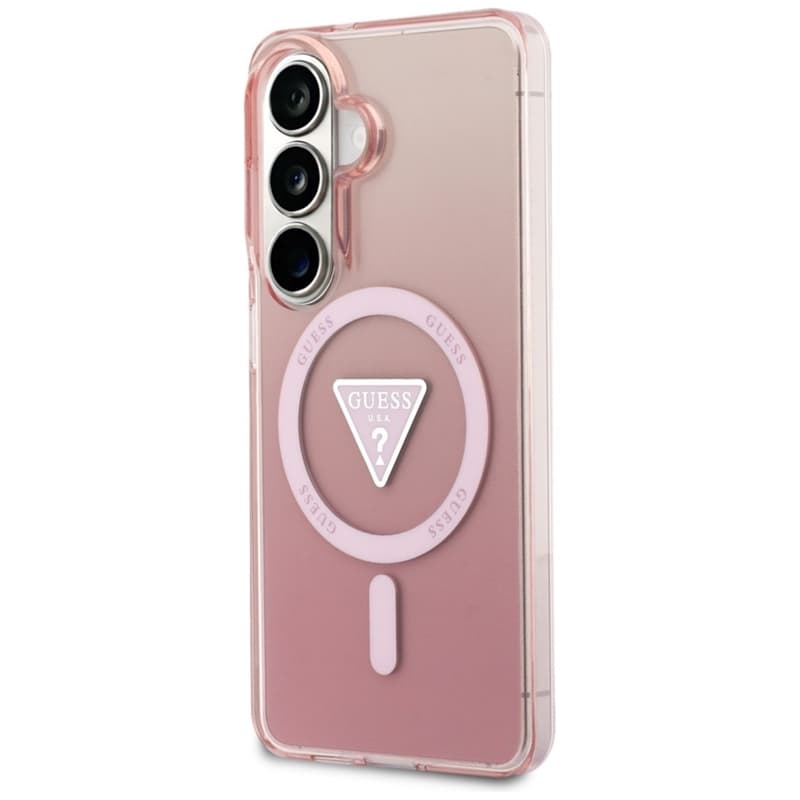 Guess IML Gradient Triangle MagSafe - Samsung Galaxy S26 Case (Pink) 2