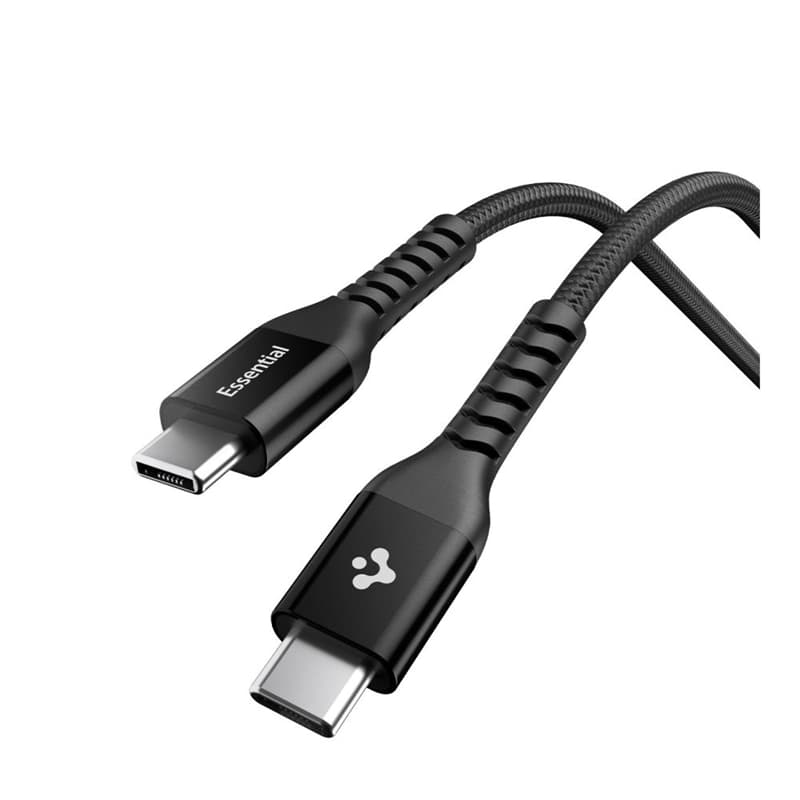 Spigen EB10010CCA Essential - USB-C to USB-C Cable 100W 1m (Black)