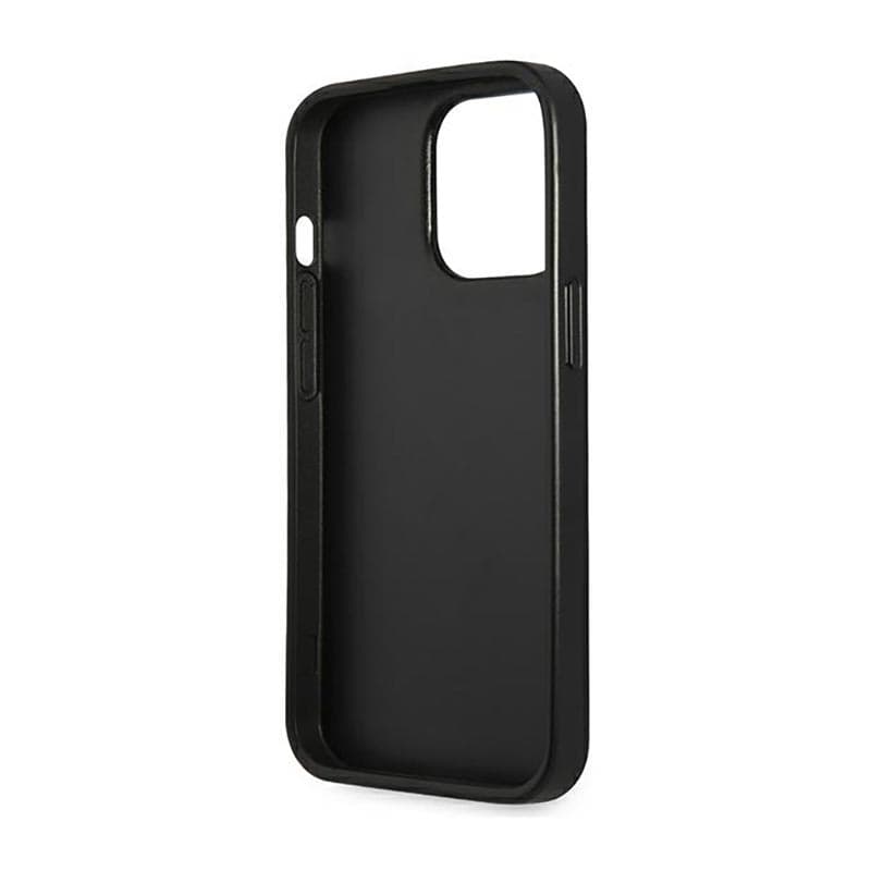Guess Saffiano Triangle Logo Case - Case for iPhone 14 Pro (Silver) 7