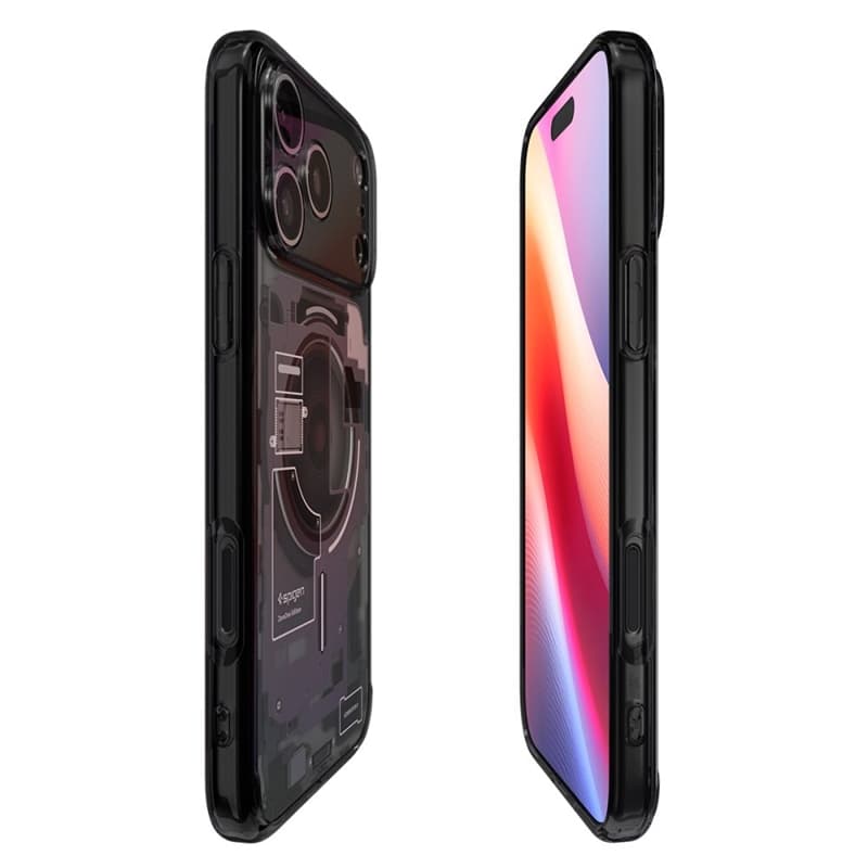 Spigen Ultra Hybrid Mag MagSafe - Case for iPhone 17 Pro (Zero One Black) 6