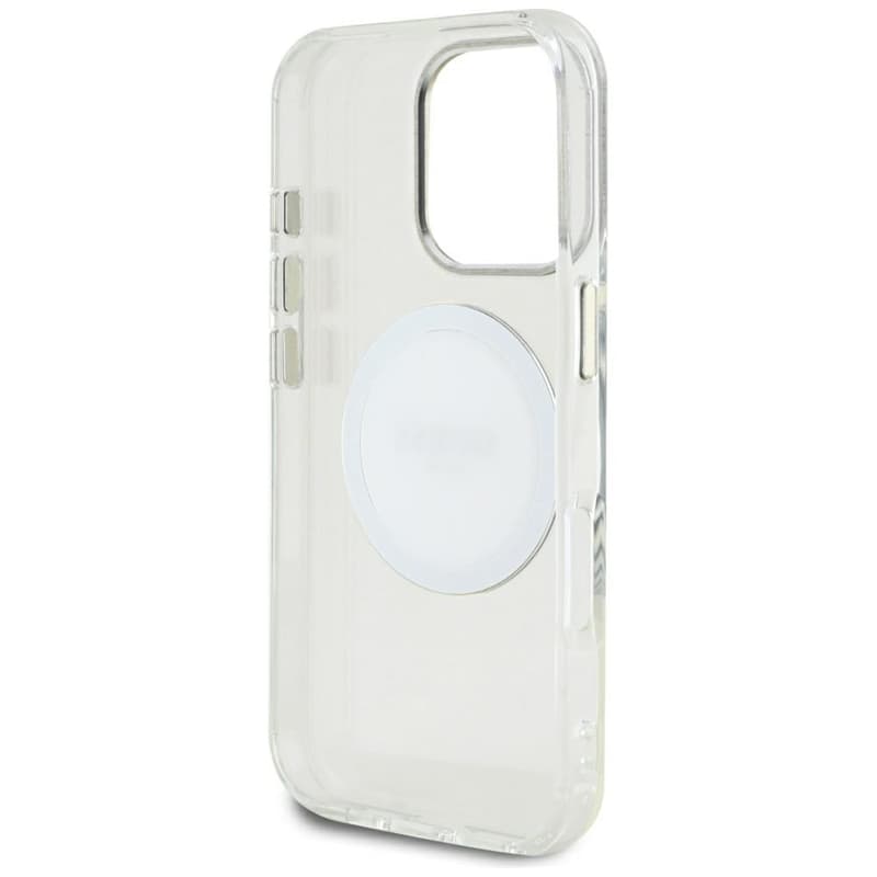 Guess IML Metal Colored Circle Classic Logo MagSafe - Case for iPhone 16 Pro Max (white) 7