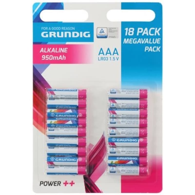 Grundig - AAA / R03 alkaline battery 1.5 V 18 pcs. 1