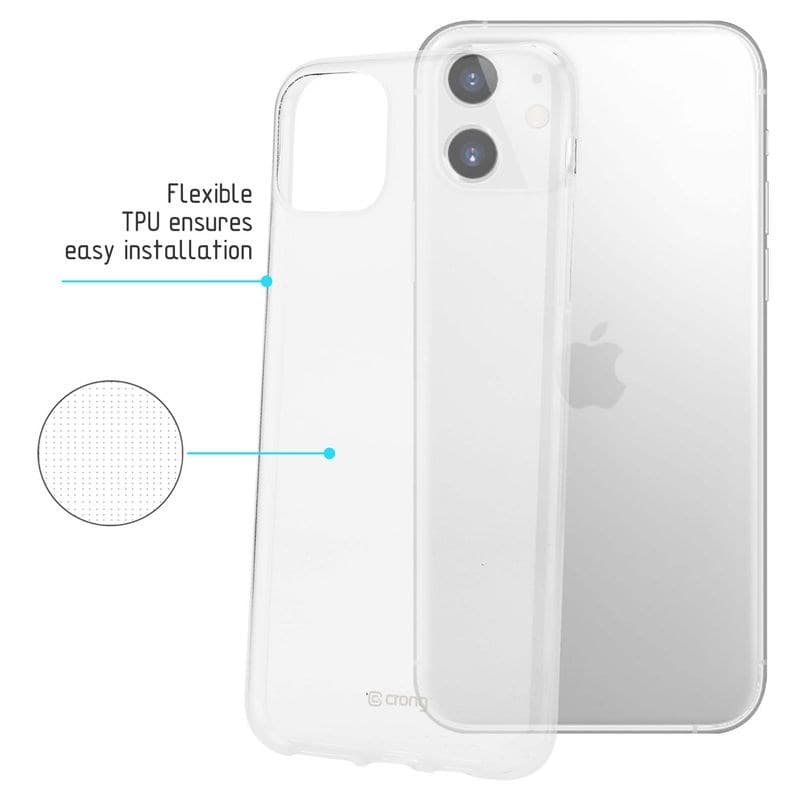 Crong Crystal Slim Cover - iPhone 11 Case (Clear) 2