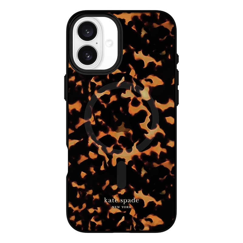 Kate Spade New York Protective MagSafe - Case for iPhone 16 Plus (Tortoise) 2