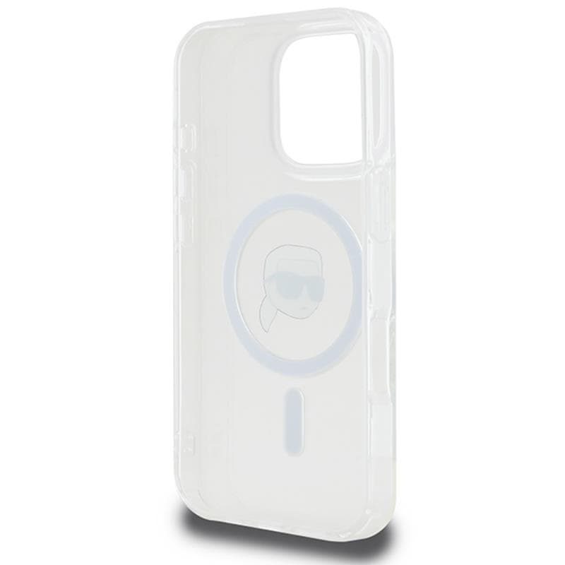 Karl Lagerfeld IML Metal Karl Head MagSafe - Case for iPhone 16 Pro (white) 7