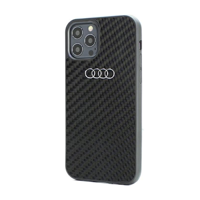 Audi Carbon Fiber - Case for iPhone 12 / iPhone 12 Pro (Black) 3