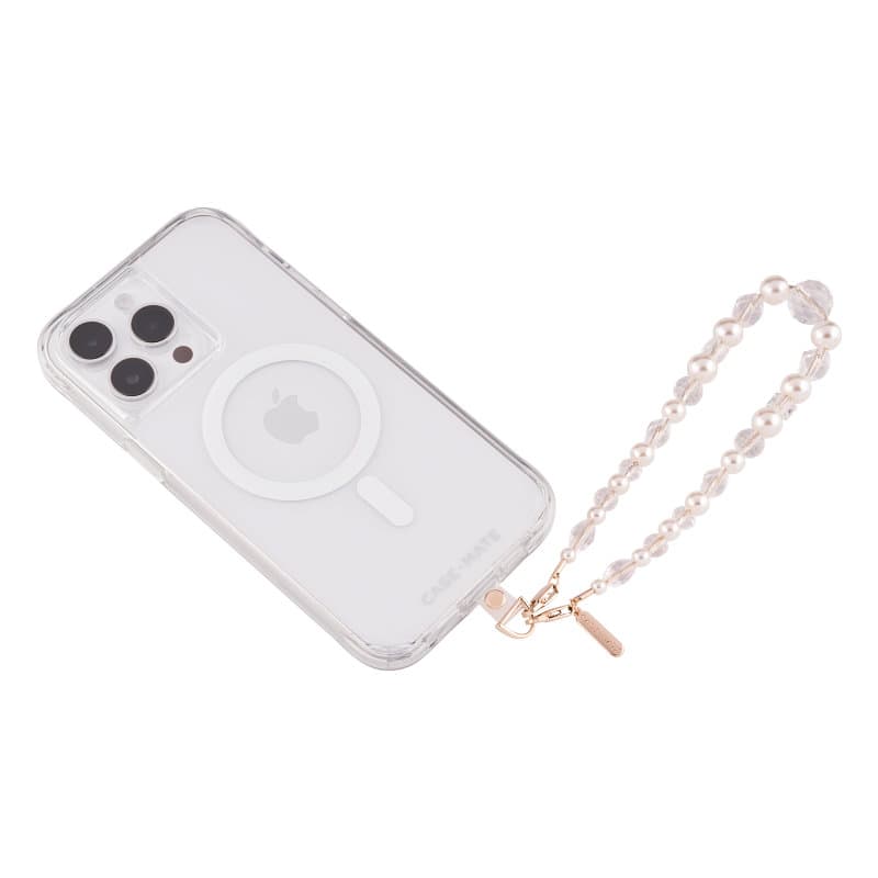 Case-Mate Beaded Phone Wristlet - Universal phone lanyard (Crystal Pearl) 6