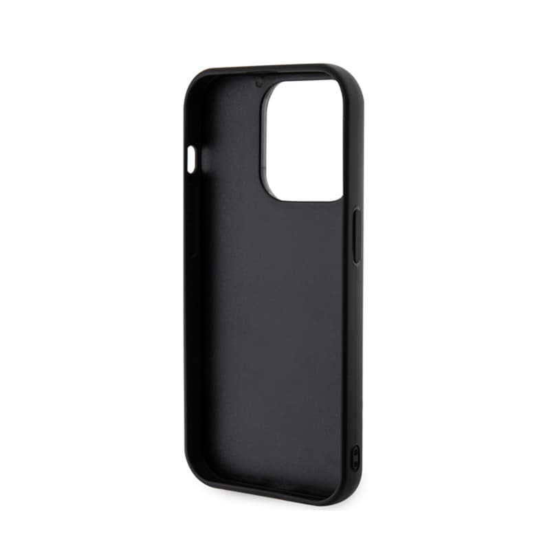 Karl Lagerfeld 3D Rubber Glitter Logo - Case for iPhone 15 Pro (Black) 7