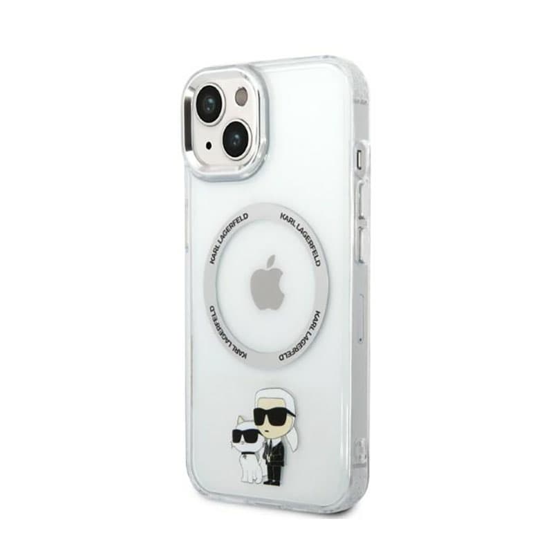 Karl Lagerfeld IML NFT Karl & Choupette MagSafe - Case for iPhone 14 Plus (Clear) 2