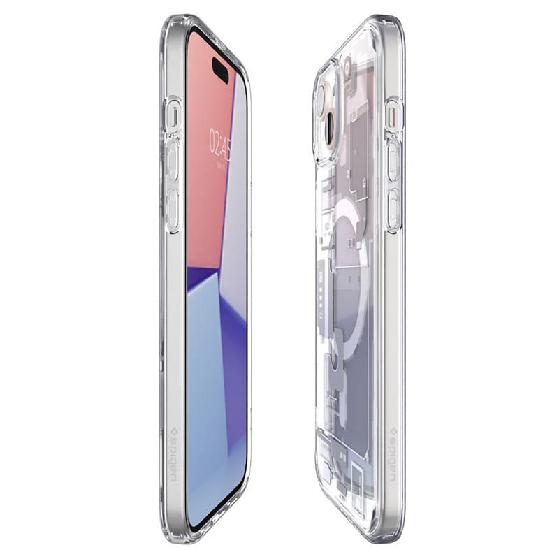 Spigen Ultra Hybrid MagSafe - Case for iPhone 15 Plus (Zero One White) 8