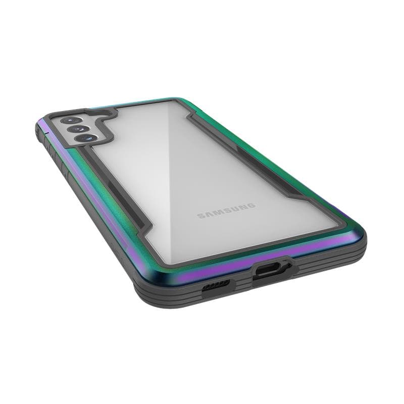 X-Doria Raptic Shield - Aluminum case for Samsung Galaxy S21 + (Antimicrobial protection) (Iridescent) 6