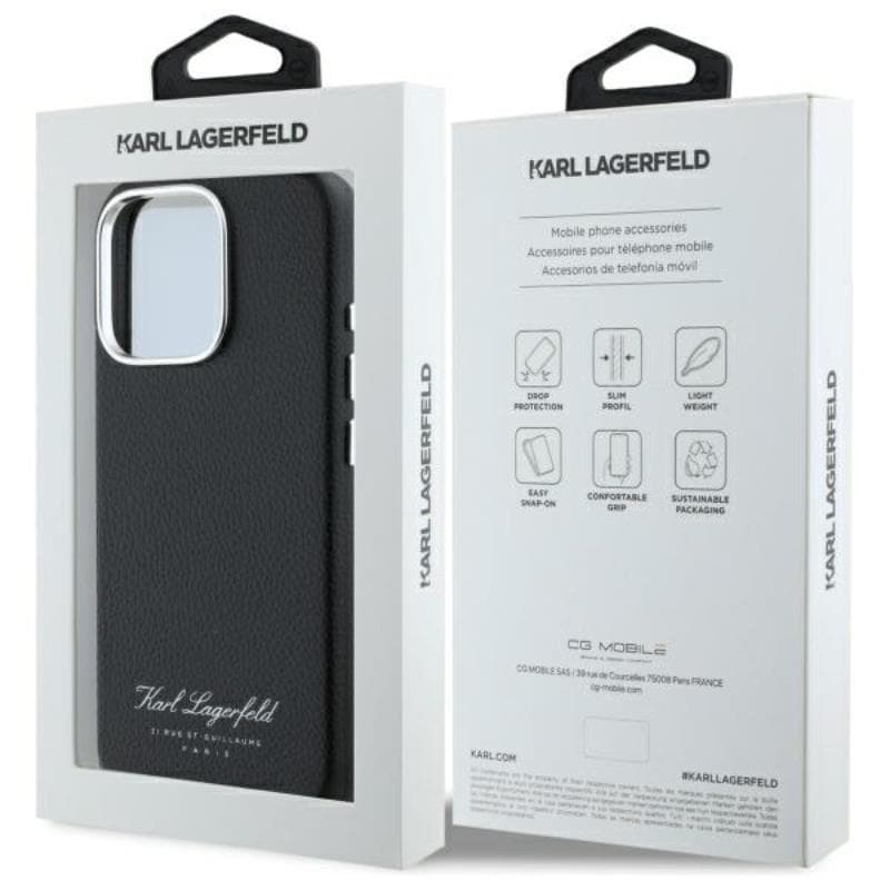 Karl Lagerfeld Hotel RSG - Case for iPhone 16 Pro (black) 8
