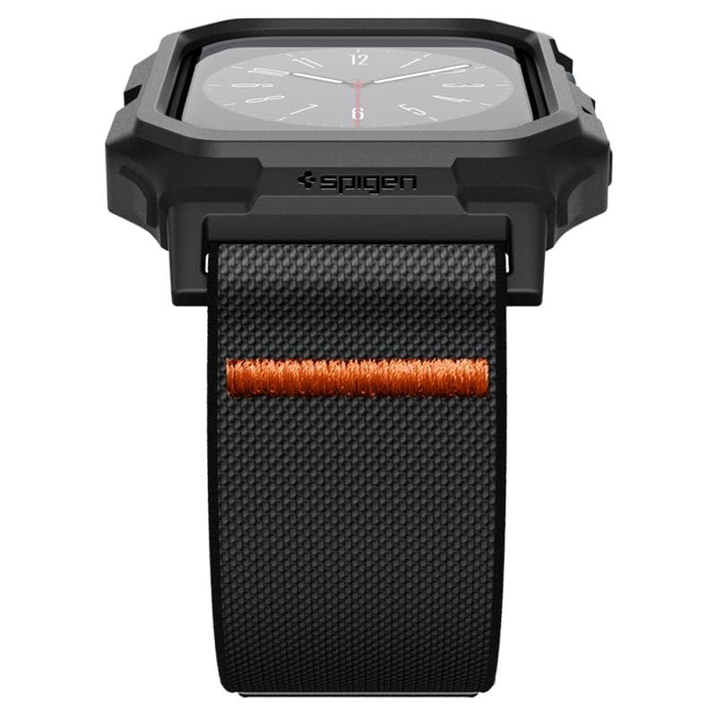 Spigen Lite Fit "Pro" - Case with Strap for Apple Watch 10 42 mm (Matte Black) 5
