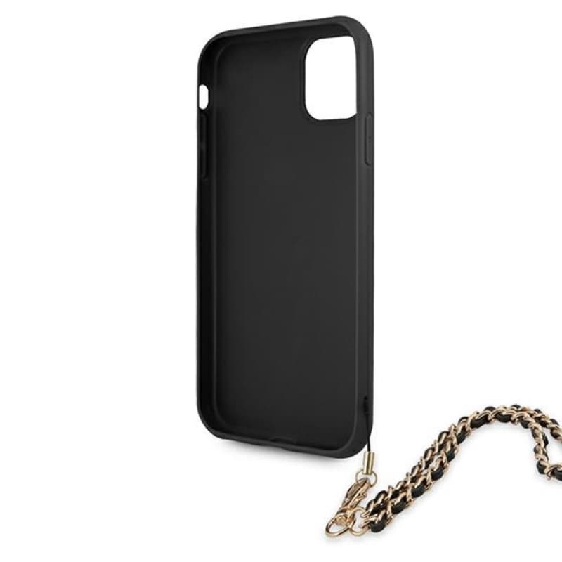 Guess Saffiano Chain - iPhone 11 Case (Black) 7