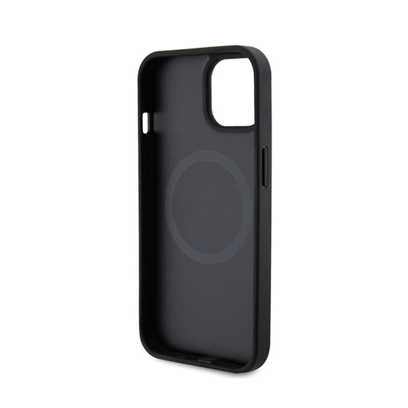 Ferrari Carbon Metal Logo MagSafe - Case for iPhone 15 (black) 7