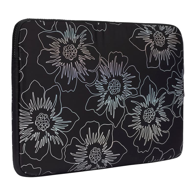 Kate Spade New York Puffer Sleeve - MacBook Pro 14" / Notebook 14" Cover (Hollyhock Iridescent Black) 5