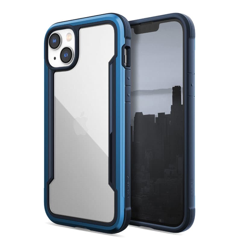 X-Doria Raptic Shield - Aluminum Case for iPhone 14 Plus (Drop-Tested 3m) (Marine Blue) 5