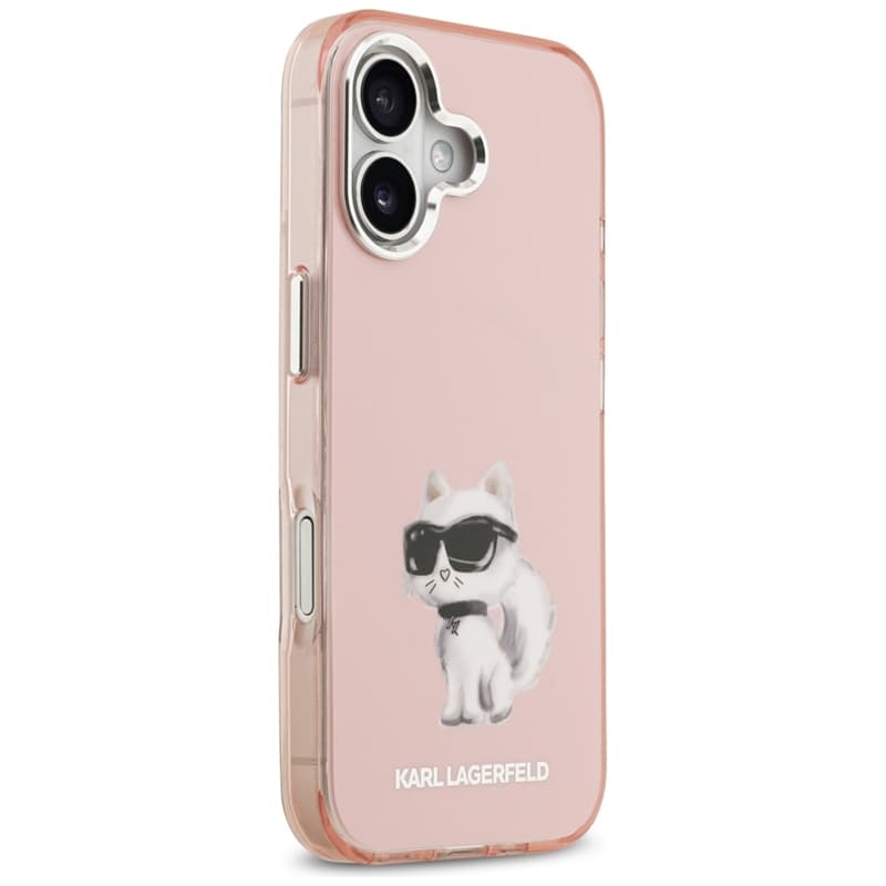 Karl Lagerfeld IML Aquarelle Choupette & Logo MagSafe - Case for iPhone 17 (pink) 4
