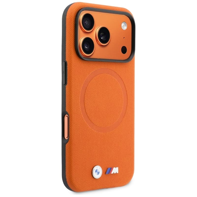 BMW M FW Logo Metal MagSafe - Case for iPhone 17 Pro (Orange) 4