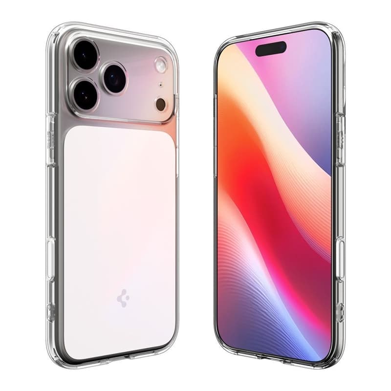 Spigen Ultra Hybrid T Mag MagSafe - Case for iPhone 17 Pro (Clear/White) 7